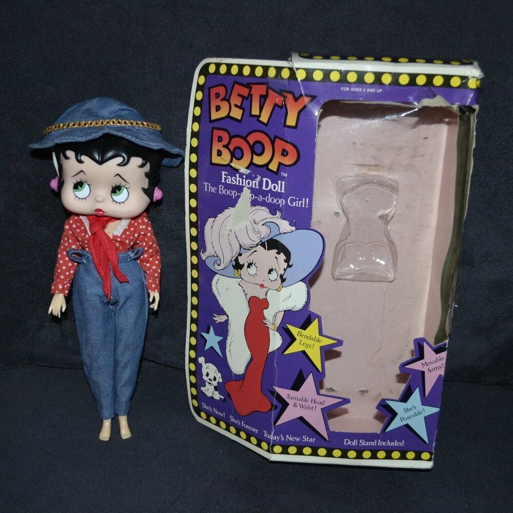 Vintage 1986 Betty Boop fashion doll rockabilly 12 Inch figure